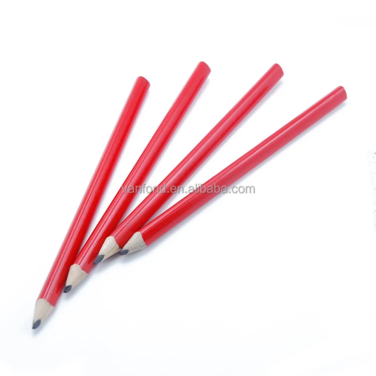 Carpenter Pencil Wholesale Promotional Triangle Shaped Jumbo Wood HB Standard Pencils Black LOOSE