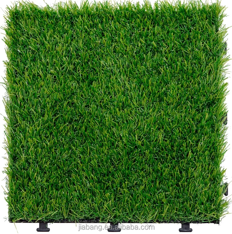 wholesale DIY synthetic garden grass floor tiles
