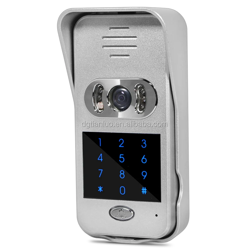 Entrance Door Password Unlock 720P Android Camera Intercom IP Video Intercoms