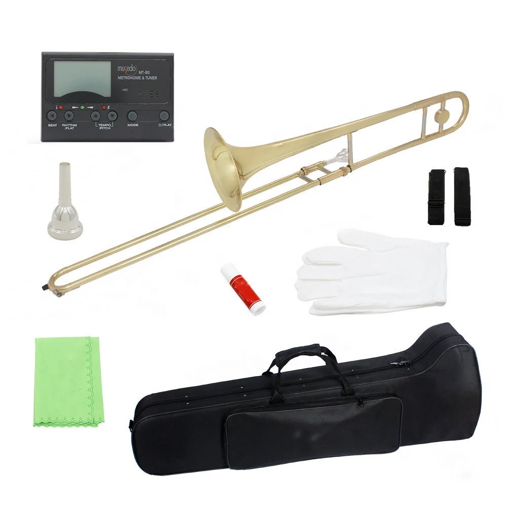 
Factory direct sale alto trombone gold silver wind instruments brass trombone 