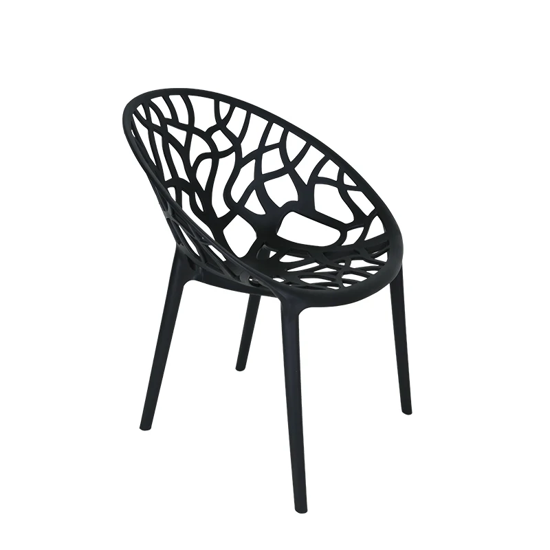 
The best raw material flower shaped design dining plastic chair 