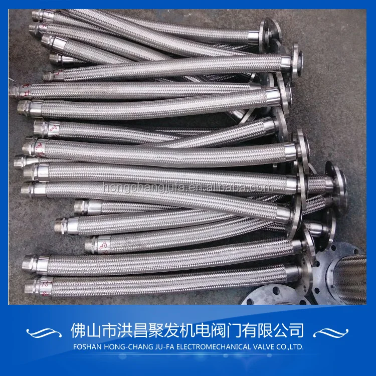 Нержавеющая 316 плетеные гибкие разъемы гофрированные гибкие трубы для природного газа