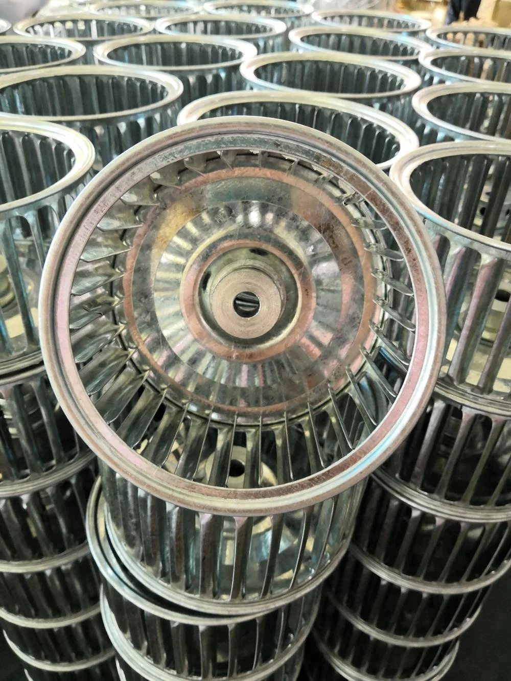 
High Quality Metal Galvanized Centrifugal Blower Impeller Wheel 8inch 