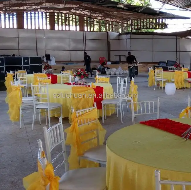 Chiavari стул с завязками спинки органза кудрявый Ивовый стул пояс