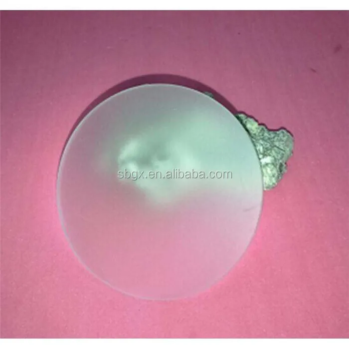 factory custom optical frosted matt borosilicate glass discs for lighting cover lens