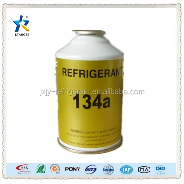 Disposable cylinder in 13.6kg from China gas refrigerant R134a