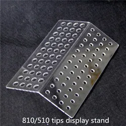 Wholesale 510 cartridge show stand E-cigarette display stand vape atomizer holder with 5 holes wholesale
