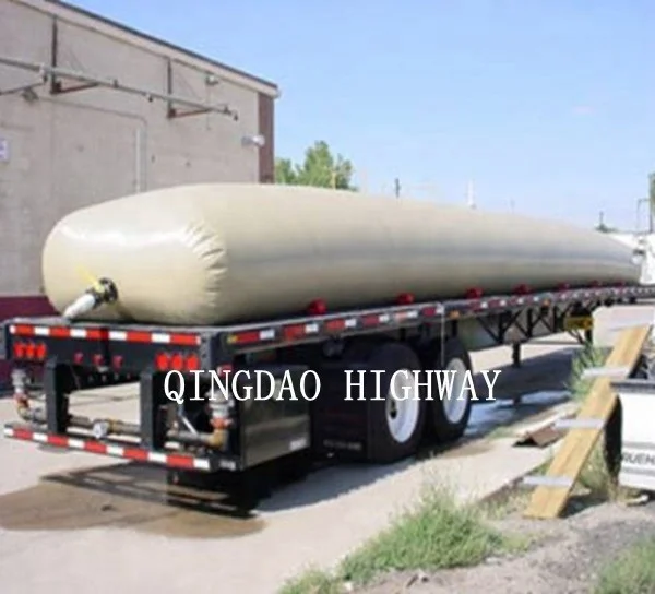 Durable flexible bag for gasoline, diesel oil storage and transportation