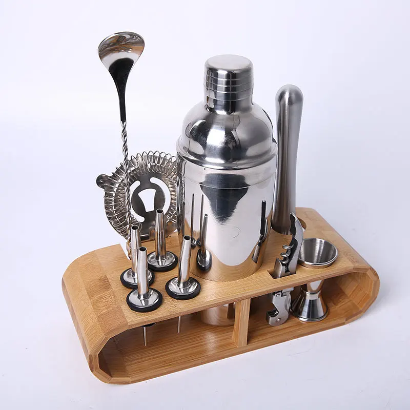 12pcs stainless steel cocktail shaker set  bar tool sets