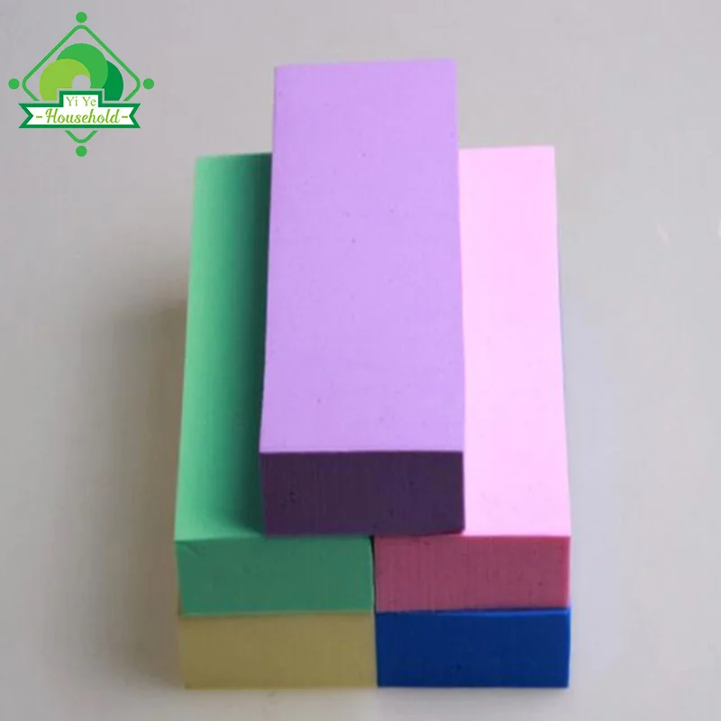 Easy to Hold Car Sponge with Printing, Car Sponge with Handle, Rectangle Shape Car Sponge Set