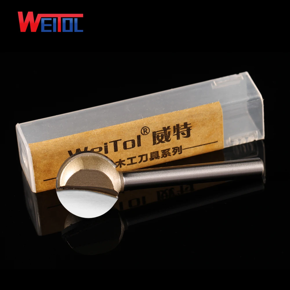 6 mm shank wood round carving bits tungsten carbide router bits ball nose milling cutter