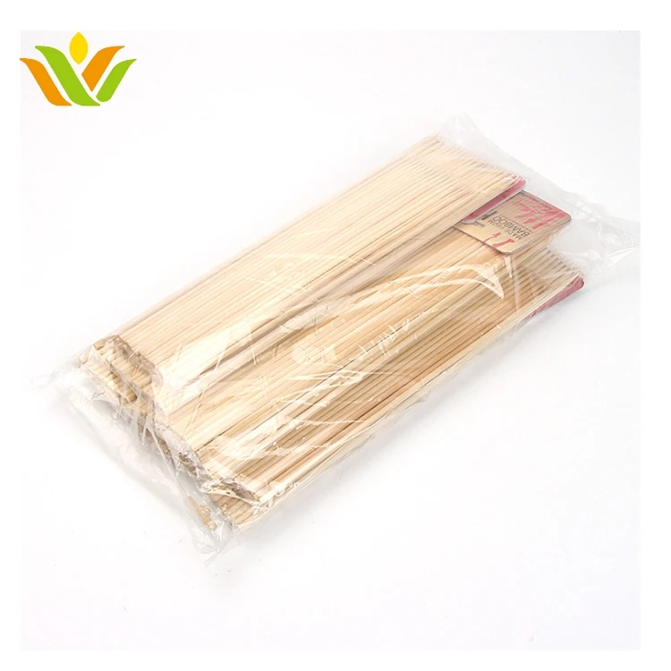 Wholesale bamboo sticks bbq skewers round bamboo sticks