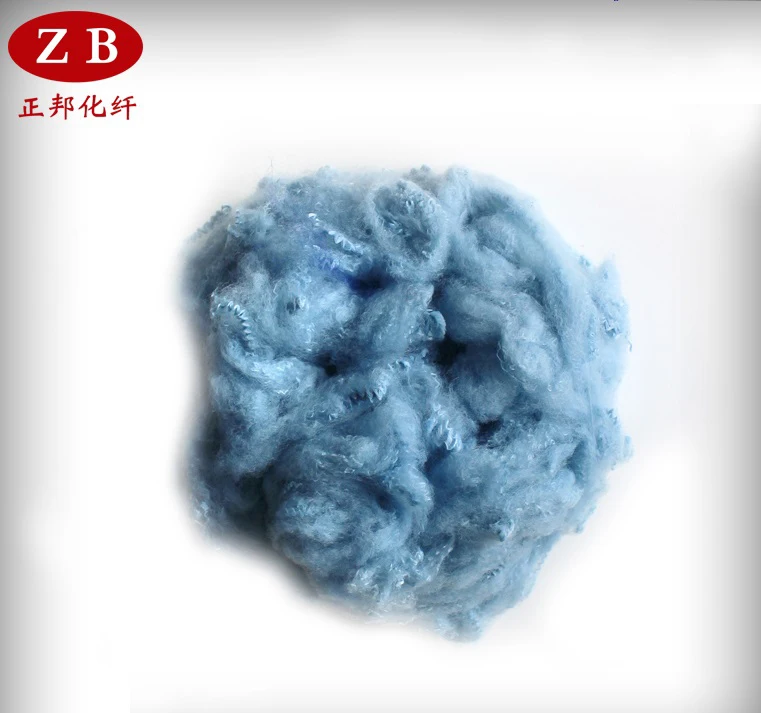 
colored good dacron polyester staple fibers 