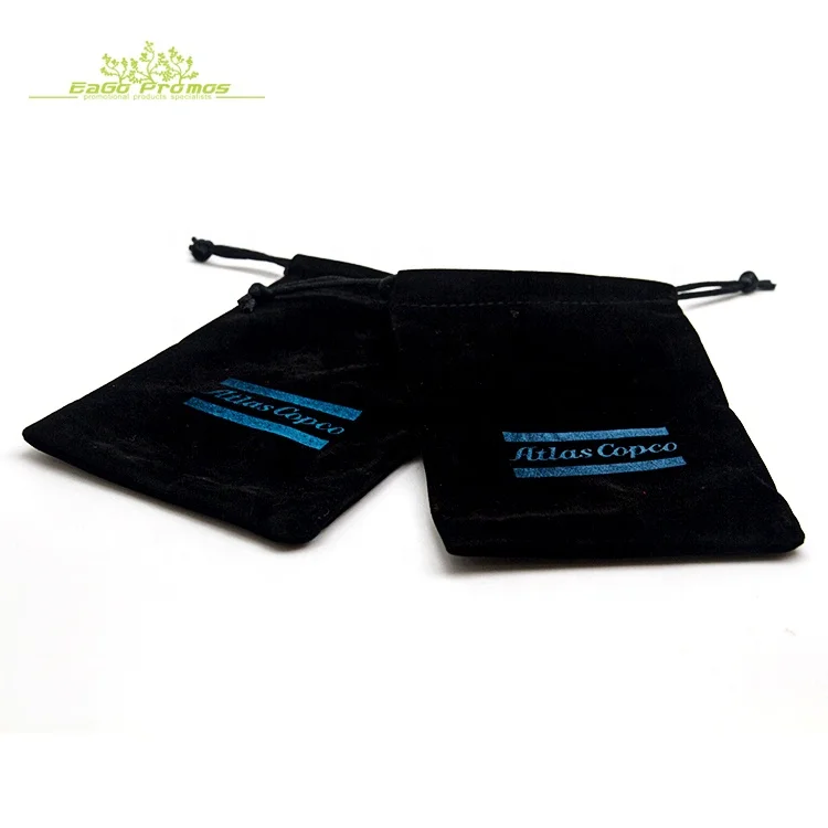 Free sample Fast delivery  any color printing velvet pouches double sided envelope jewelry pouch