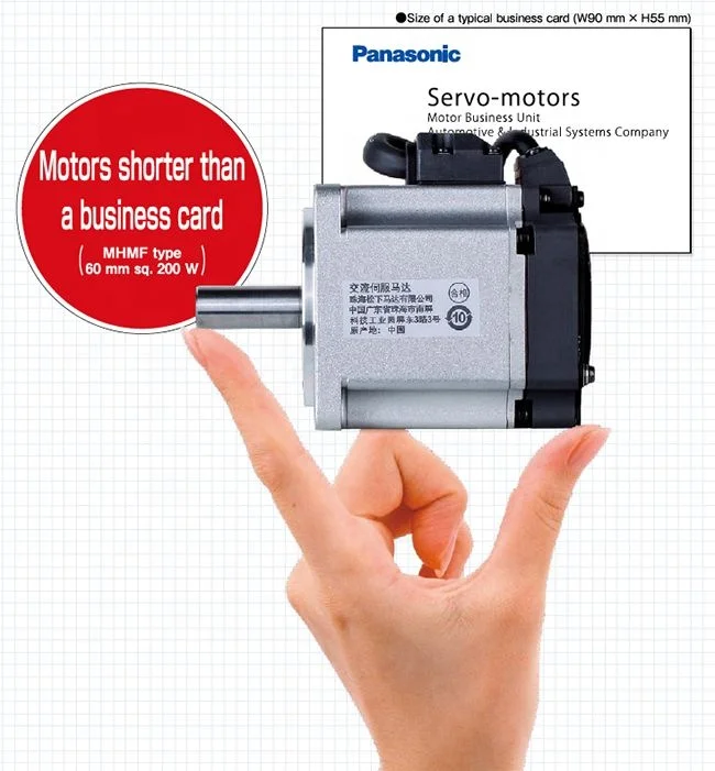 
MINAS A6 MHMF Series High inertia, Connector type MHMF021A1D2 200W 