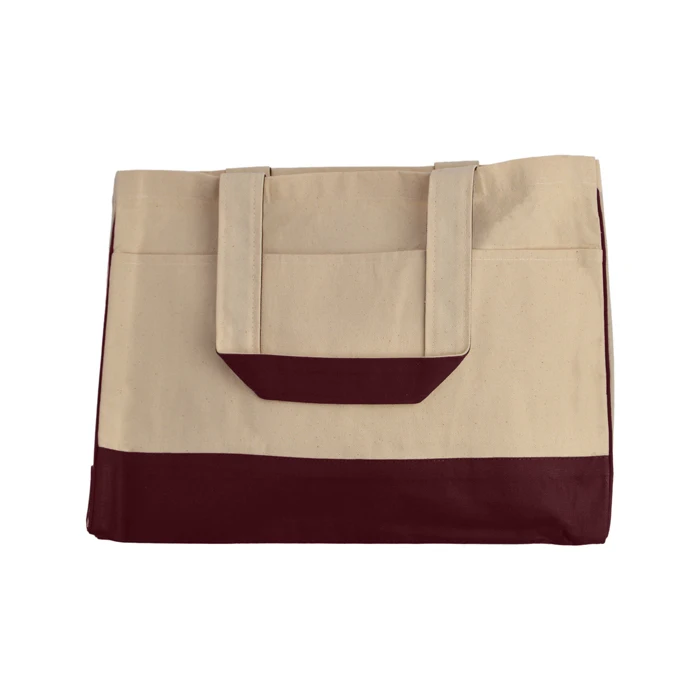 Wholesale foldable custom print organic cotton shopping tote bags with logo