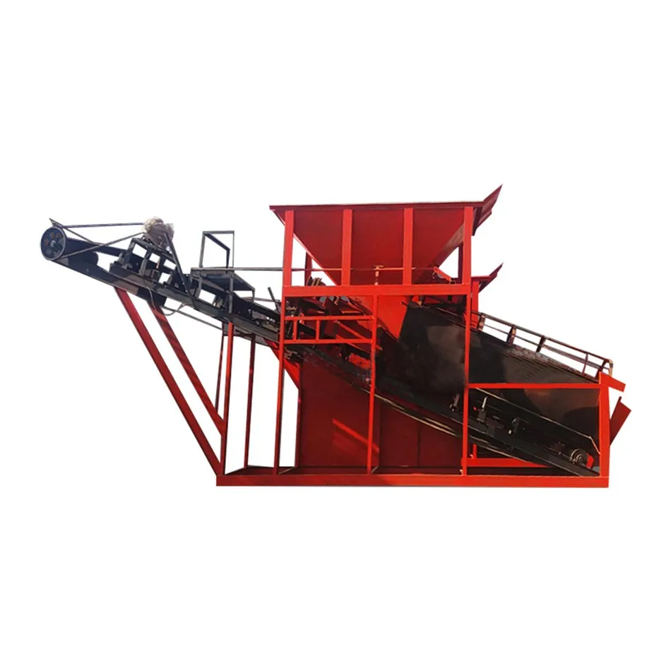 Competitive price Rotary drum trommel sieve for concrete mixing plant
