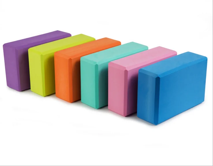 Customized weight print logo yoga eva foam block/brick with fitness 120g 150g 180g 200g