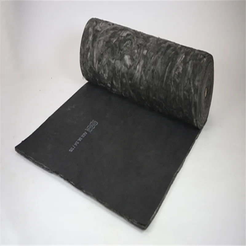 Acoustic Black Glass Wool Blanket For HVAC Insulation