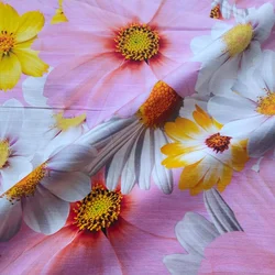 Shaoxing textile soft touch floral flower printed plain woven 100% rayon poplin shirt fabric