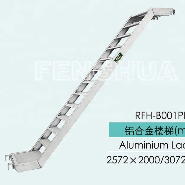 Aluminium ladder used for Ring lock scaffolding
