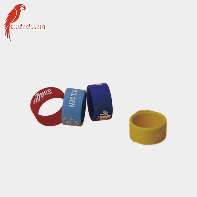 Wholesale Vape Band Protect Decoration Ring Silicon Vape bands customized logo vape band and drip tip