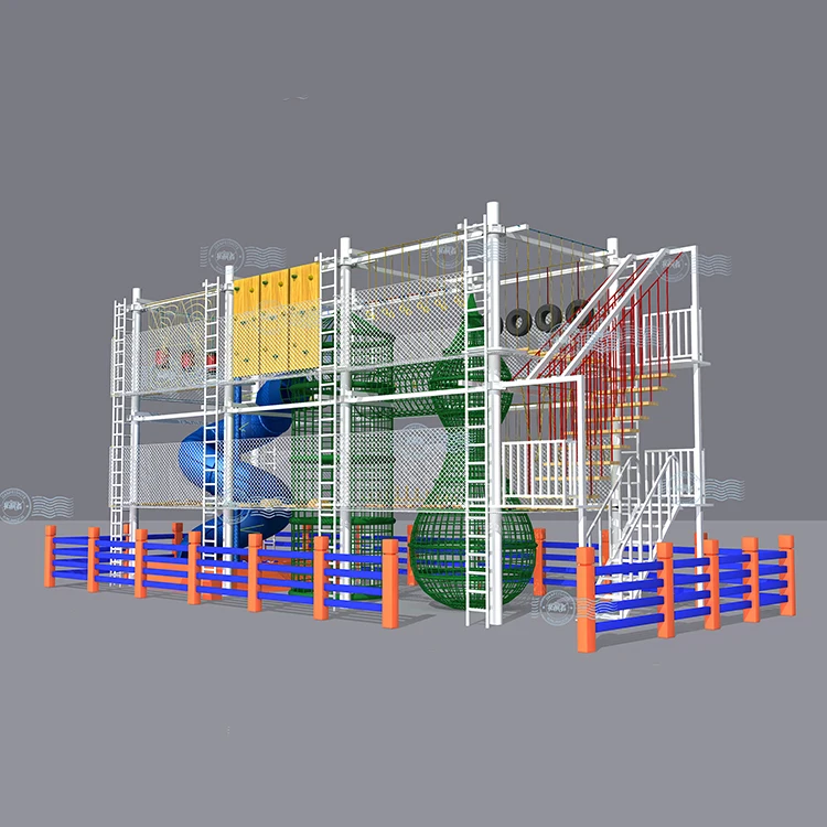 Б/у тимбилдинг игры Детский сад оборудование Ziplining для детей