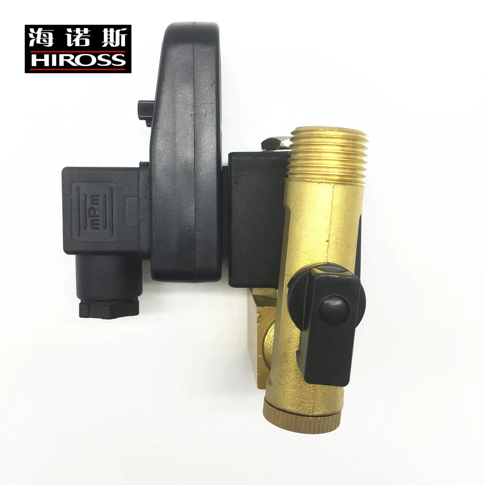 1/2' Compressor Auto Condensate Drain Digital Timer Valve