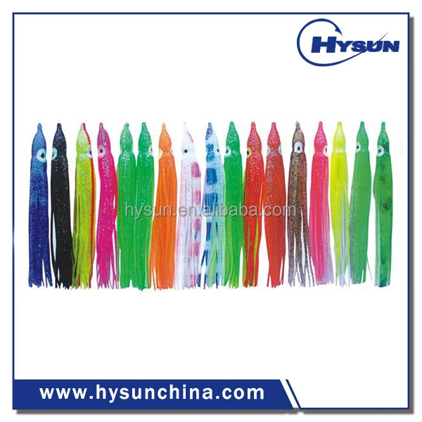 Soft Rubber Squid Octopus Baits Skirts Fishing Lure Saltwater Baits