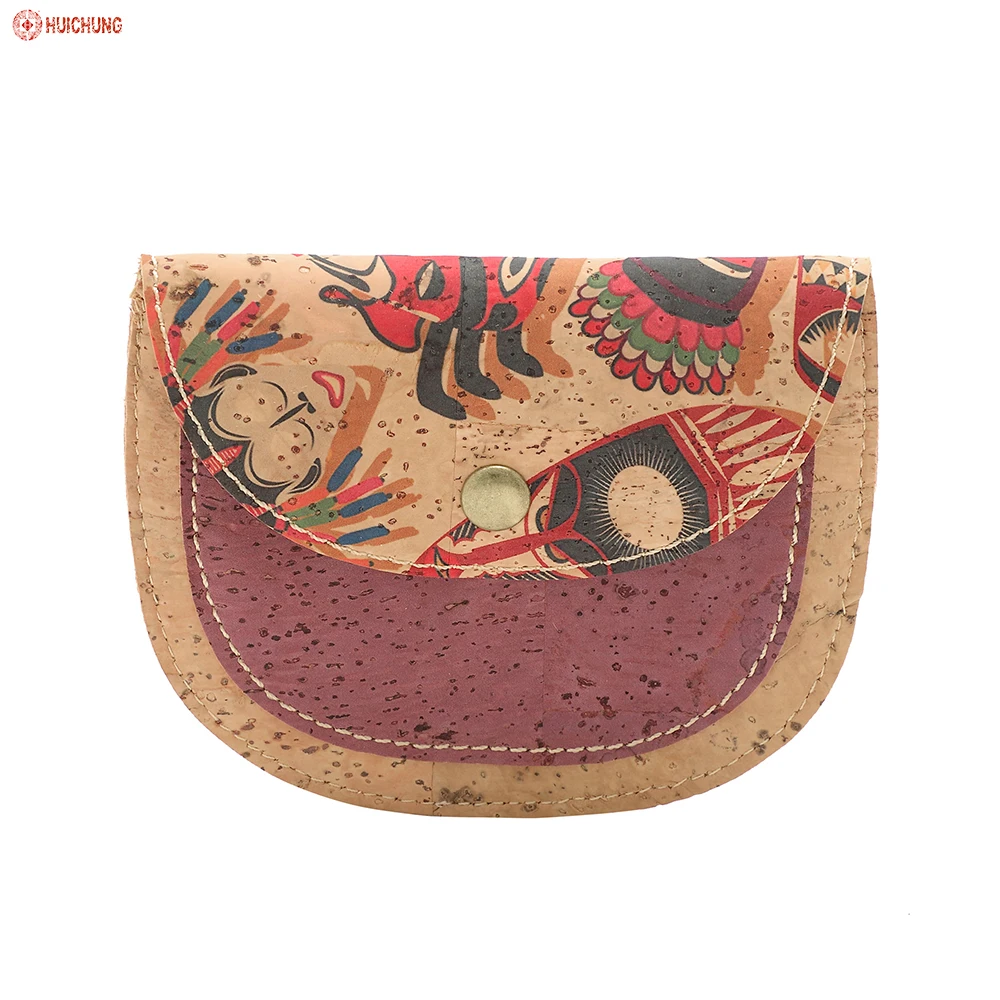 recycled cork purple clutch bag in handbag for women