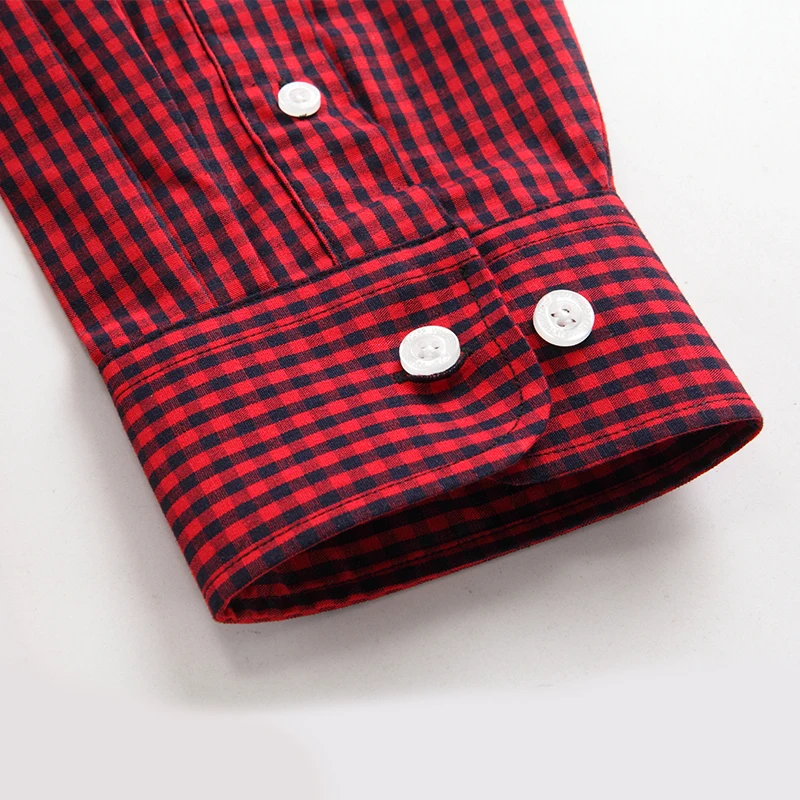 2022 Mens Fashion Button Up Down Shirts New Model Long Sleeve Plaid Shirts Shape Elegant Design Classic Style OEM Shirts For Men