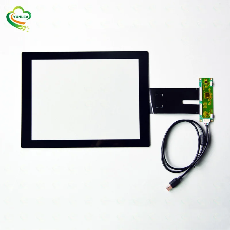 industrial pcap touchscreen custom ctp 4:3 usb 12.1 inch capacitive touch screen overlay kit