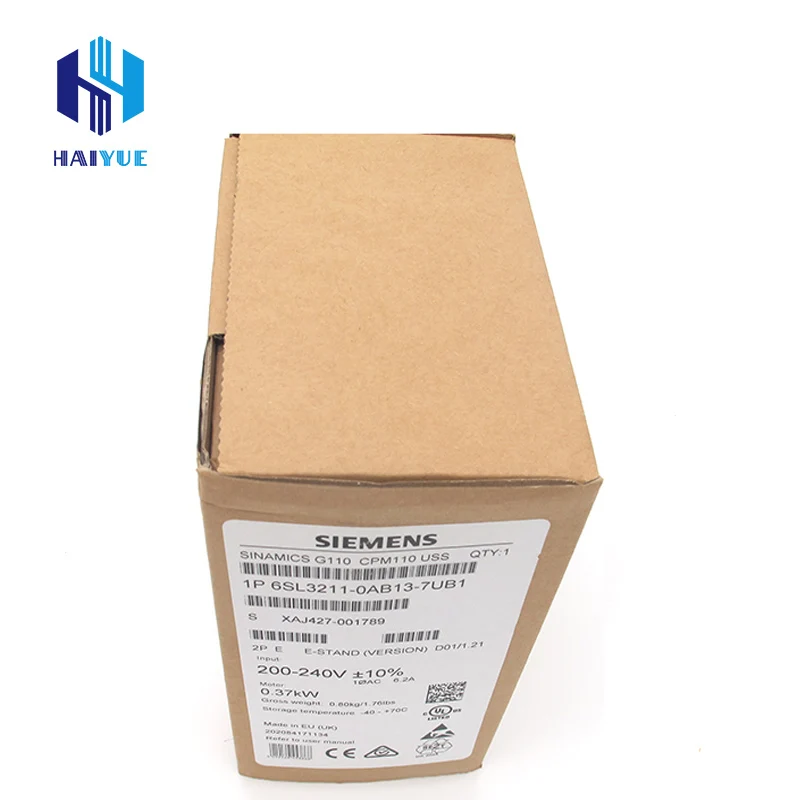 100% new and original SIEMENS G110 frequency inverter 6SL3211-0AB13-7UB1