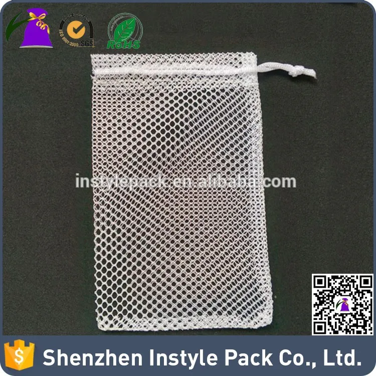 Small Wholesale Drawstring Gift Bag Mesh Bag for Selling