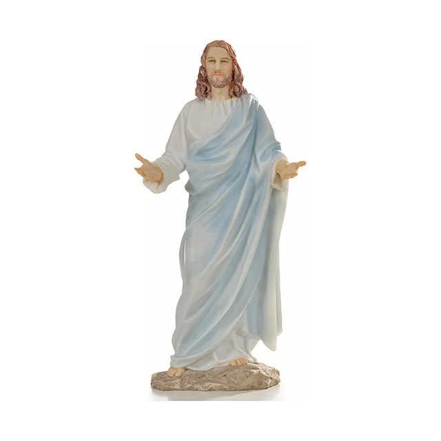 Resin Figurine Christ Religious Jesus Statue Home Decoration Artificial Nativity Figurines Eco-friendly Love Europe 