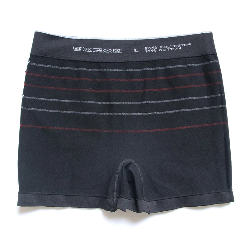 2018 New Hot Sexy Muscle Men Seamless Boxers Briefs Nylon Underwear For Men Multi-colored Plain Dyed Male Nylon Panties