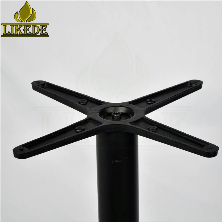 Black cast iron patio table legs marble granite table leg