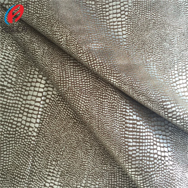 
 Лидер продаж, полиэфирная бронзовая позолоченная замшевая ткань Micro Sankeskin для дивана/обуви  