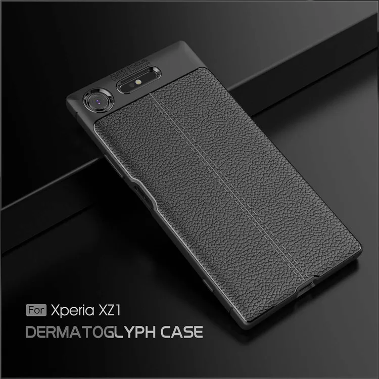 Mobile Phone Accessories Latest Litchi Leather Tpu Case For Sony Xperia XZ1 Cover