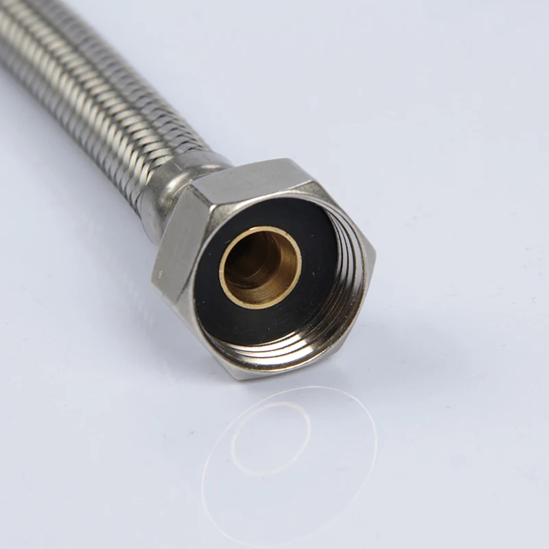 
1/2 inch female male thread bathroom flexible faucet extension hose 