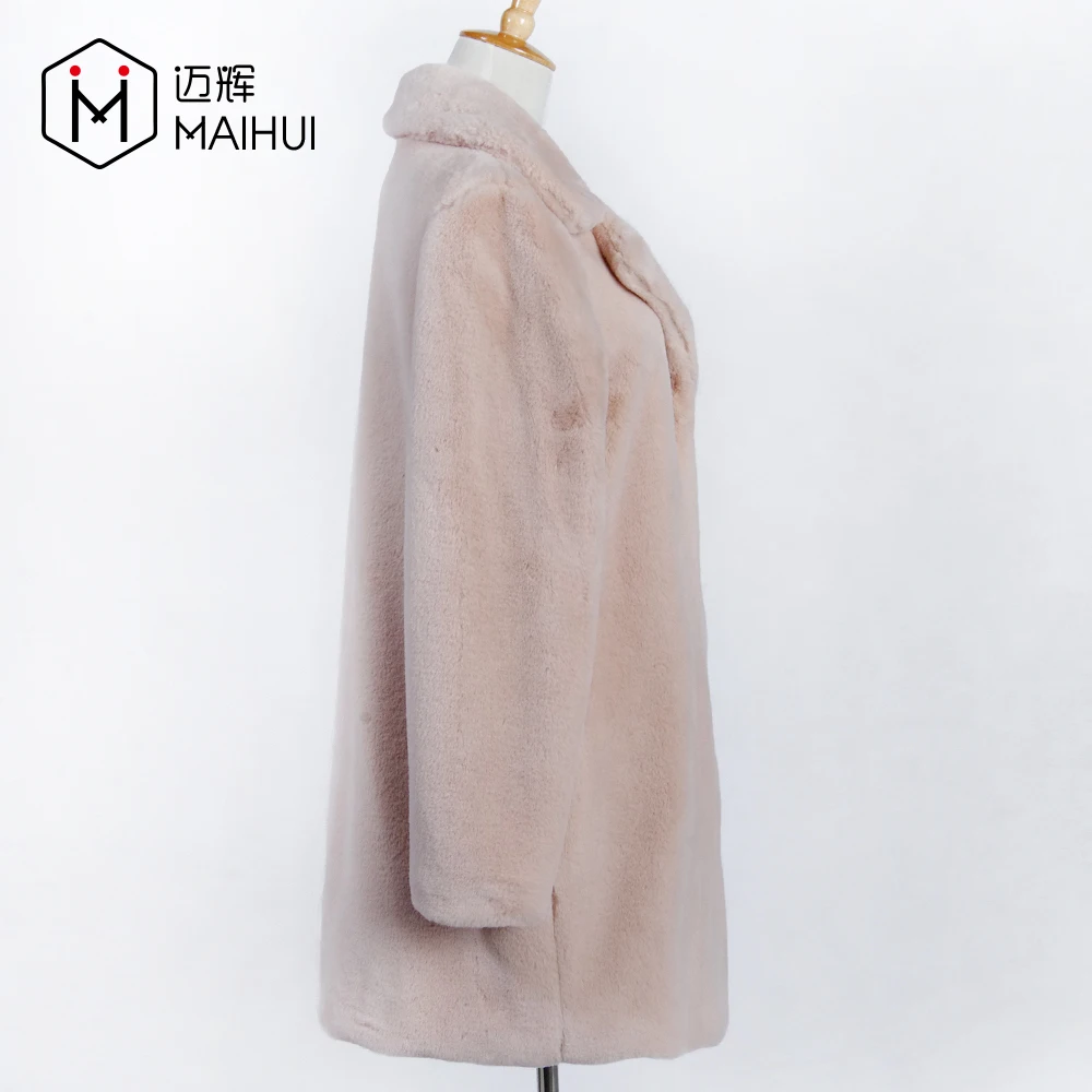 Jacket Women Korean Clothes High-end Fur Coats Women Rabbit Fur Coat