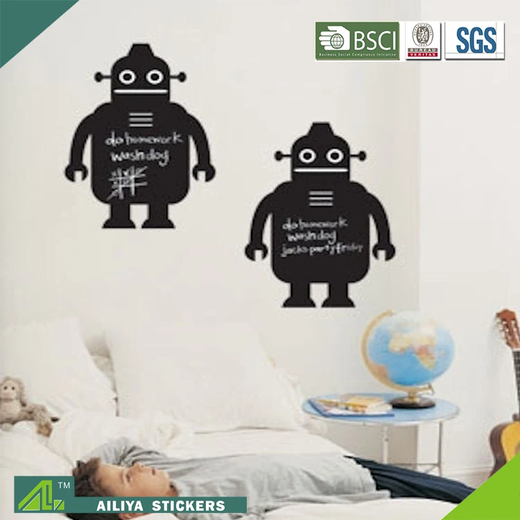 Removable erasable blackboard chalkboard jar label wall whiteboard sticker