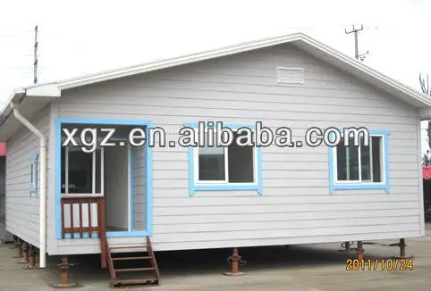 Frame Prefab House Villa for Sale Light Steel Sandwich Paneldoor Design as Your Request  Two Layer Paint