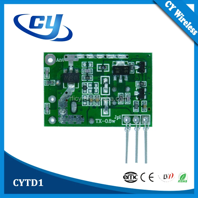 CY09+CYTD1 315/433 Transmitter and Receiver RF TX/RX rf receiver module 433.42