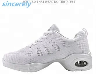 
Wholesale OEM knitted latin dance soft women shoes 