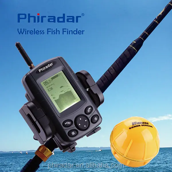
sonar fishfinder wireless portable out door fishing devie Hot sell Fish Finder with wireless sonar sensor black color 