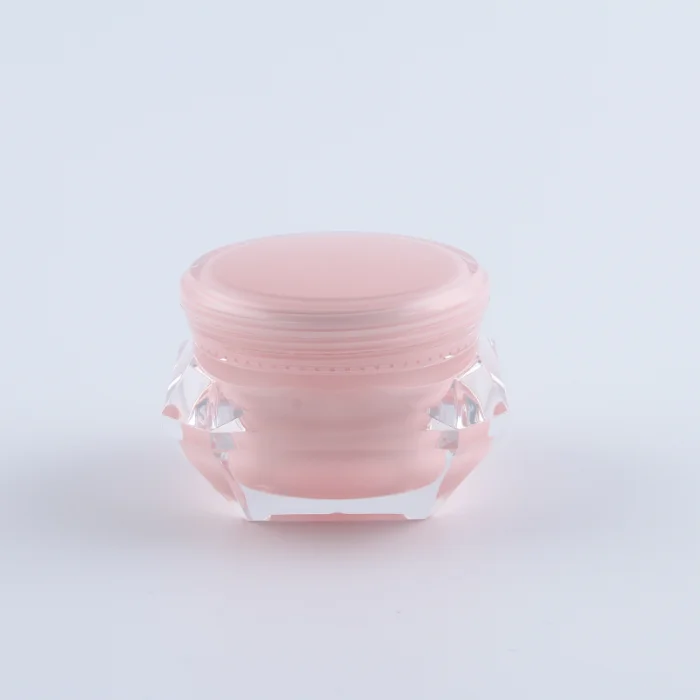 beauty diamond acrylic empty cosmeteic cream jar 5g 15g 30g 50g