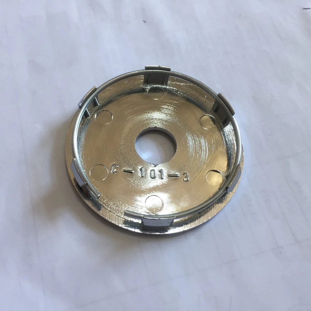 
universally blank chrome wheel hub center caps 64mm 