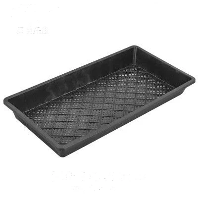 Cultivation tray plastic solid flat germination growing trays with holes1020 inserts wholesale