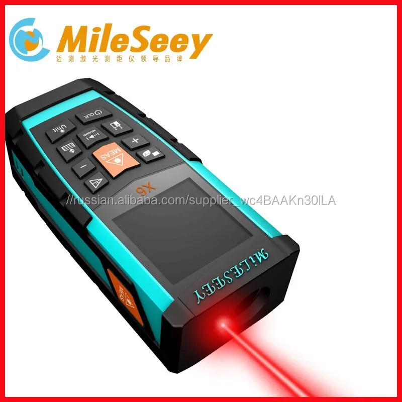 Продвижение завод мультиметр Mileseey X6 70 М цифровой лазерный дальномер лазерный измеритель расстояния